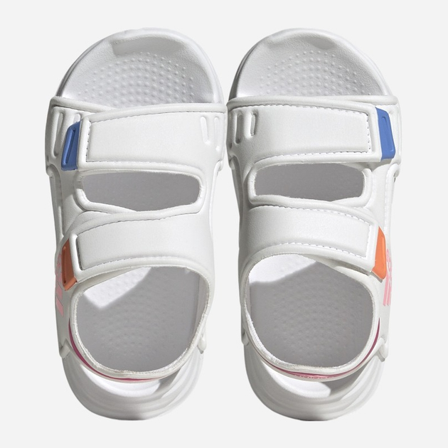 Дитячі босоніжки для дівчинки adidas Altaswim H03776 22 Білі (4066746471821) - зображення 4