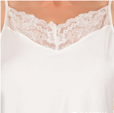 Пижама шелковая с шортами Martelle Lingerie 301 M, Молочный - Фото 2 Пижама шелковая с шортами Martelle Lingerie 301 M, Молочный - изображение 2