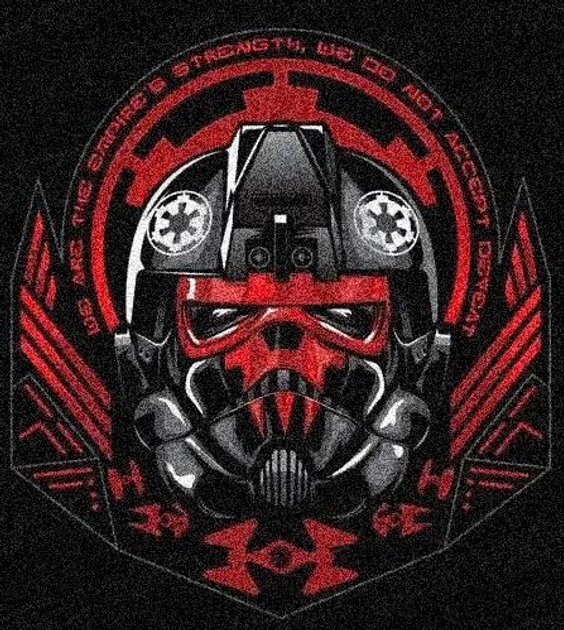Шеврон патч " Звездные войны Мы силы империи - мы не принимаем поражения " на липучке велкро - изображение 1