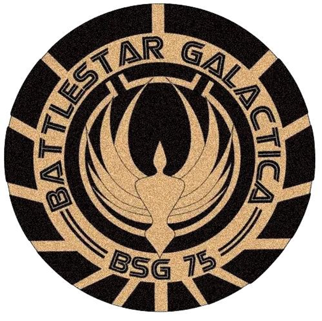 Шеврон патч " Battlestar Galaktika BSG 75 Крейсер Галактика " на липучке велкро - изображение 1