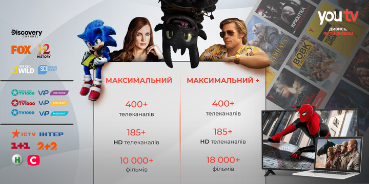 Смарт ТВ приставка (SMART BOX) OZONE HD FUN 4/32 + підписка YouTV Тариф "Максимальний" на 3 міс. - зображення 8