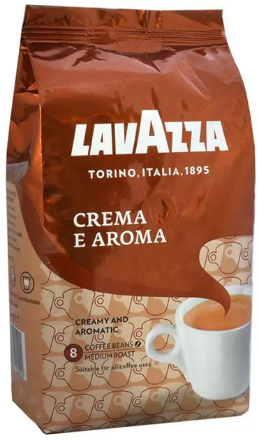Kawa ziarnista Lavazza Crema e Aroma 1 kg (8000070025400) - obraz 1