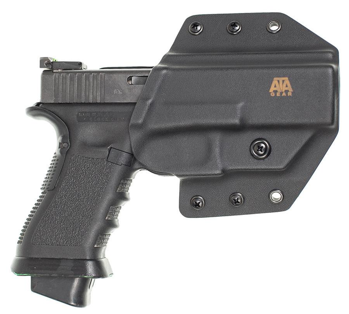 Кобура ATA Gear Hit Factor Ver.1 RH під Glock 17. Колір - чорний - зображення 1