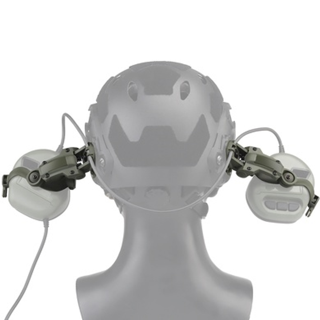 Адаптер для навушників Helmet Rail Adapter Olive - зображення 2