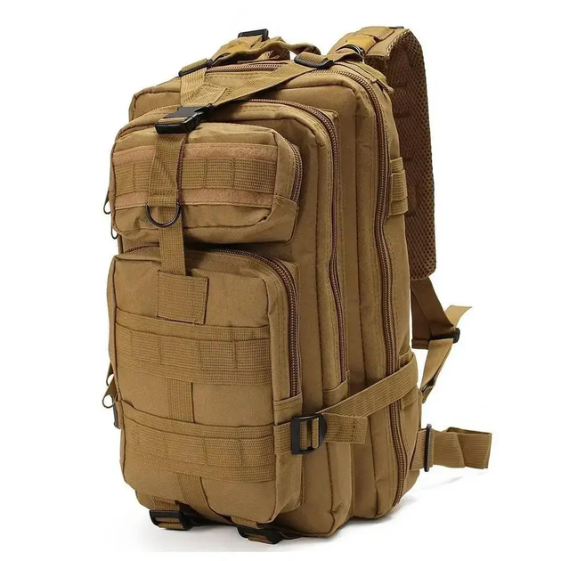 Рюкзак тактичний військовий Койот 25л, штурмовий армійський рейдовий рюкзак койот на 25 літрів - изображение 1