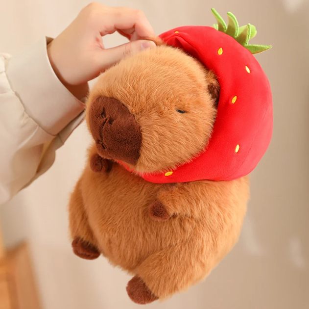 Мягкая игрушка Капибара Strawberry 23 см, Velice - изображение 4