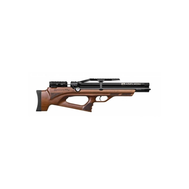 Пневматична гвинтівка Aselkon MX10-S Редукторна Wood (1003772) - изображение 1