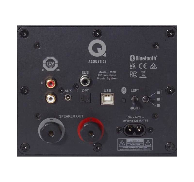 Полочно-Компьютерные Активные Колонки Q Acoustics Q M20 HD Black (пара) - изображение 6