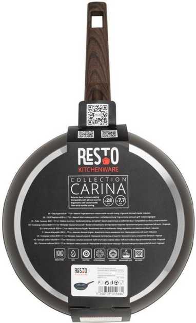 Patelnia głęboka Resto Carina 93163 28 cm (4260709011684) - obraz 8