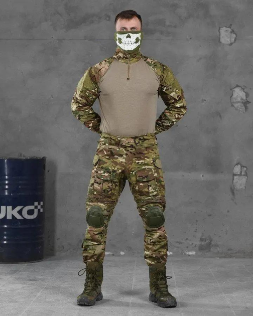 Тактичний костюм Combat G3 з наколінниками штани+убакс XL мультикам (86510) - зображення 1