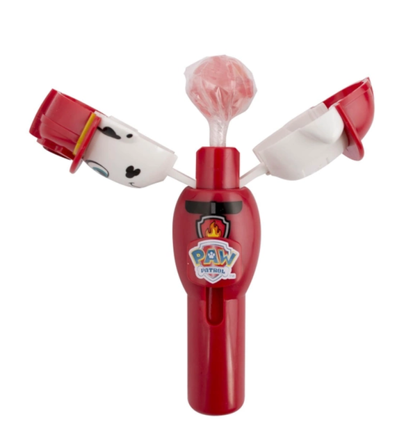 Диспенсер з чупа-чупсом Щенячий патруль (Paw Patrol Spin pops lollipop) Маршал 1 шт - изображение 2