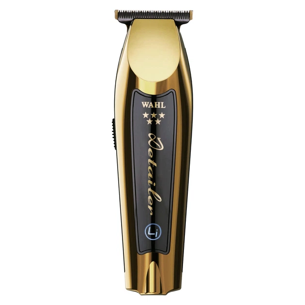 Wahl cordless Detailer Li ゴールド Tワイドトリマー Машинка для стрижки Wahl Detailer Wide Cordless Li Gold Edition