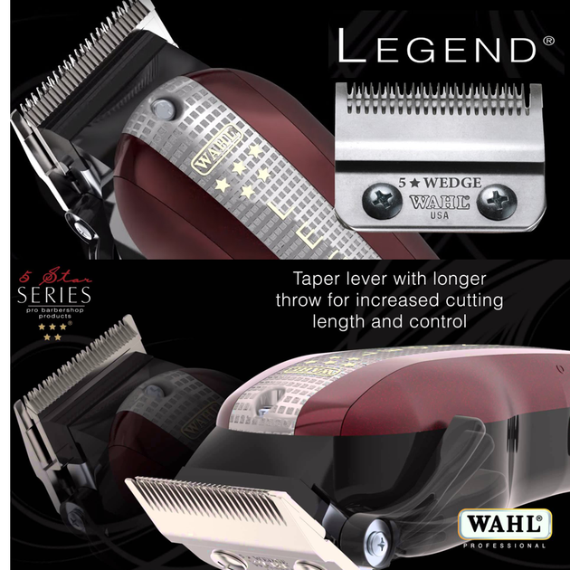 Машинка для стриження Wahl Legend 08147-016 - Фото 5 Машинка для стриження Wahl Legend 08147-016 - зображення 5