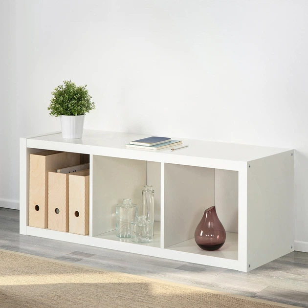 Стелаж IKEA KALLAX КАЛЛАКС, білий, 42х112 см, 303.721.88 – купити Стелаж IKEA KALLAX КАЛЛАКС, білий, 42х112 см, 303.721.88 – купити