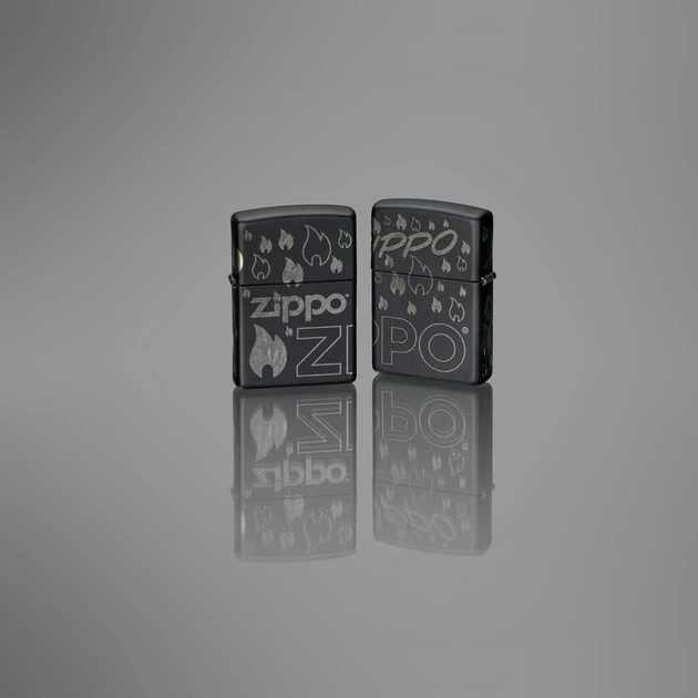 Зажигалка Zippo гравировка Черная (Zippo 48908) - изображение 8