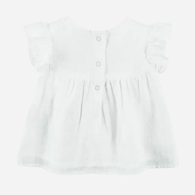 Bluzka dziecięca dla dziewczynki Cool Club CCG2403231 74 cm Biała (5903977321695) - obraz 2