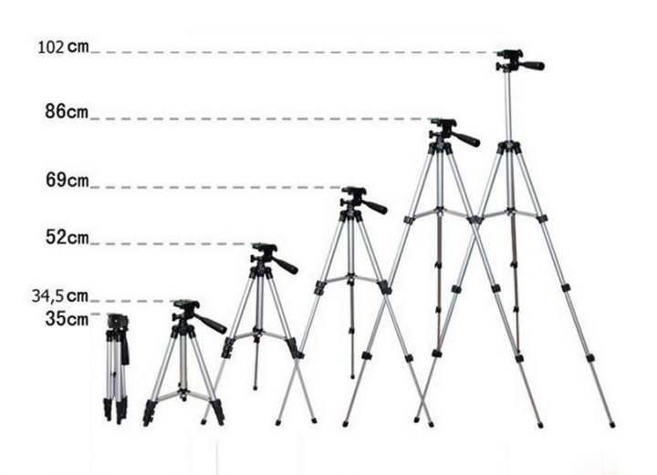 Штатив AC PROF TRIPOD 3110 GP791 35-102 см (Grey) [72305] - изображение 5