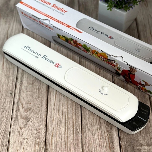 Вакуумный упаковщик Vacuum Sealer S Белый (2724) - изображение 2