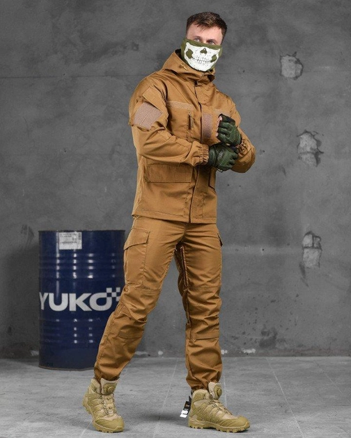 Тактичний військовий костюм Tavria ( Китель + Штани ), Камуфляж: Койот, Розмір: XXXXXXL - зображення 1