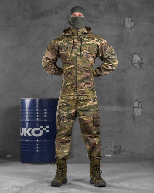 Тактический военный комплект Expo ( Куртка + Футболка + Штаны ), Камуфляж: Мультикам, Размер: M - изображение 2