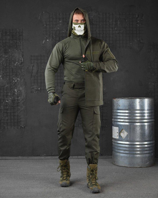 Тактичний військовий костюм Molot ( Китель + Убакс + Штани ), Камуфляж: Олива, Розмір: XXL - зображення 1