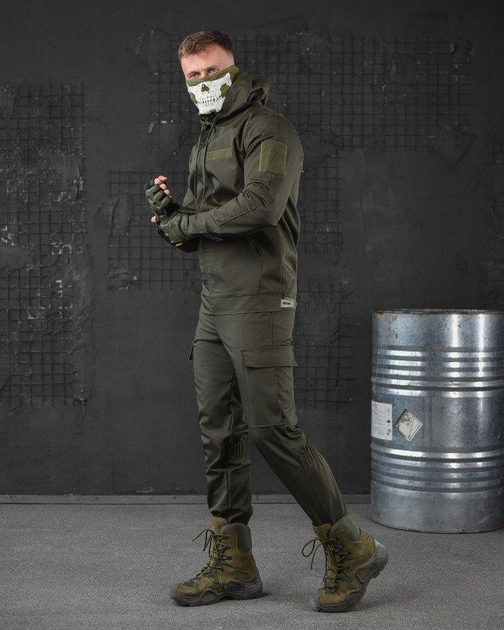 Тактичний військовий костюм Molot ( Китель + Убакс + Штани ), Камуфляж: Олива, Розмір: XXL - зображення 2