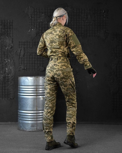 Тактический женский военный комплект Pandora ( Китель + Штаны ), Камуфляж: Пиксель, Размер: 52 - изображение 2