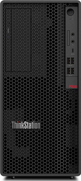 Комп'ютер Lenovo ThinkStation P358 Tower (30GL001SPB) Black - зображення 1