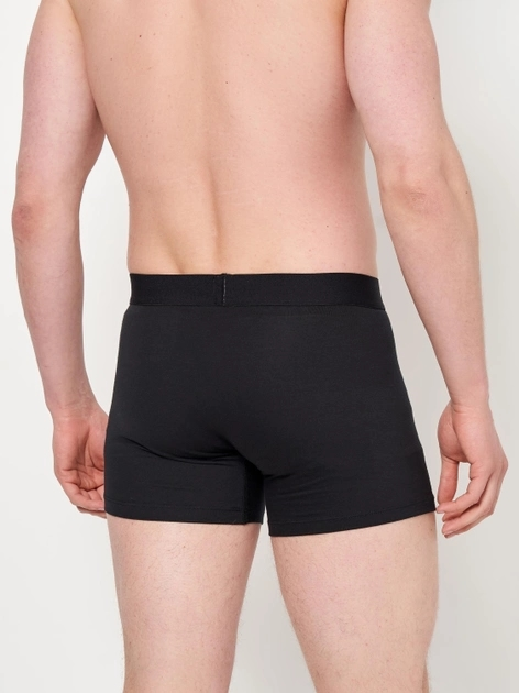 Zestaw majtek męskich typu bokserki 2 szt Levi's Solid Basic Boxer Brief Organic Co 2P 7012228420050 S Czarny (8720245437622) - obraz 3