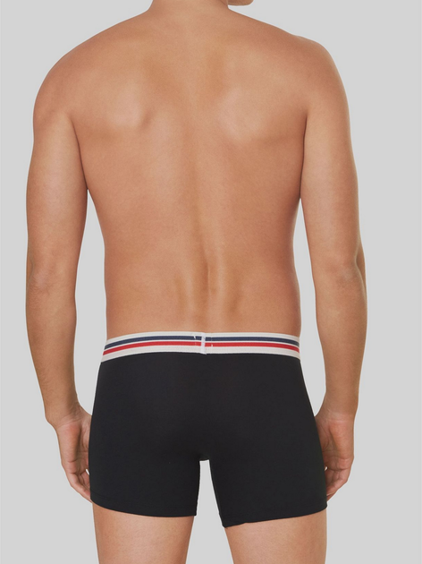 Набір трусів-боксерів чоловічих 2 шт Levi's Logo Boxer Brief Org 2P 701222843-001 L Чорний (8720245437929) - зображення 3