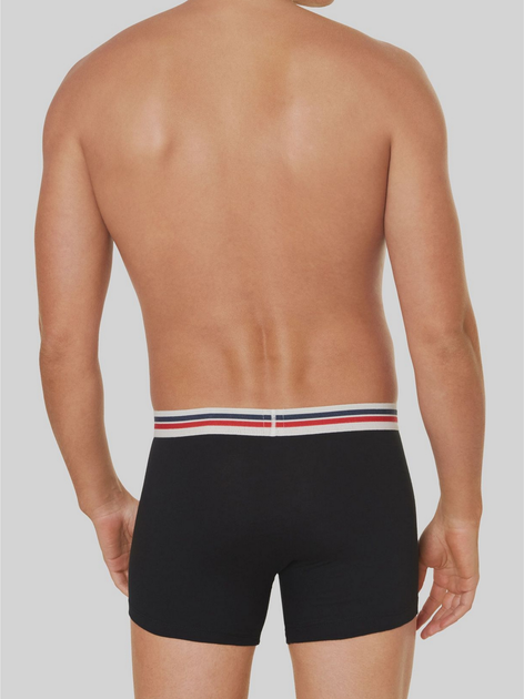 Набір трусів-боксерів чоловічих 2 шт Levi's Logo Boxer Brief Org 2P 7012228430050 2XL Сірий/Чорний (8720245438032) - зображення 3