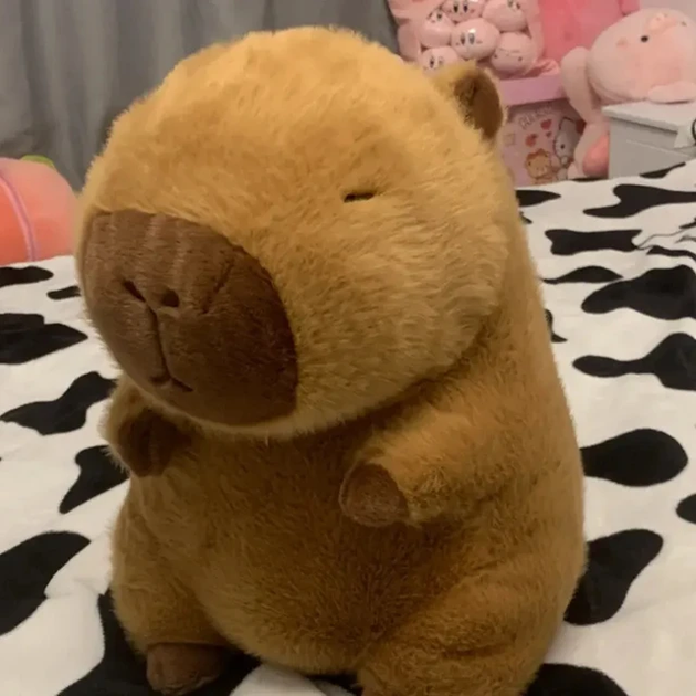 Мягкая игрушка SV Пухлая Капибара 45 cm Коричневый (sv3711) - Фото 3 Мягкая игрушка SV Пухлая Капибара 45 cm Коричневый (sv3711) - изображение 3