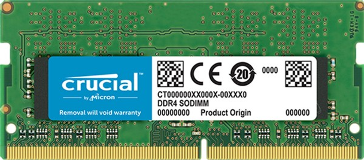 Pamięć Crucial SODIMM DDR4-2666 4096MB PC4-21300 (CT4G4SFS8266) - obraz 1