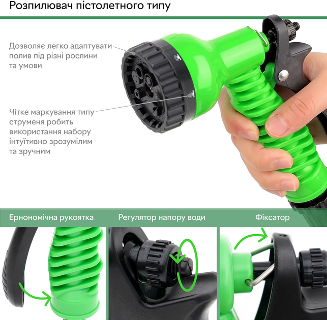 Набір для поливу RZTK Garden 7.5-22.5 м - зображення 6