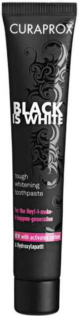 Набір Curaprox Black is White Зубна паста 90 мл + щітка (7612412423686) - зображення 2