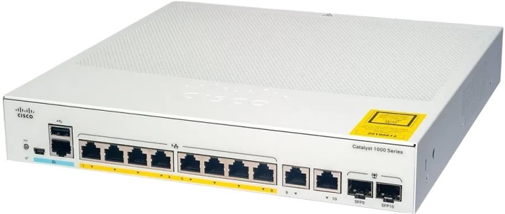 Przełącznik Cisco Catalyst C1000-8P-2G-L PoE+ (889728248792) - obraz 1