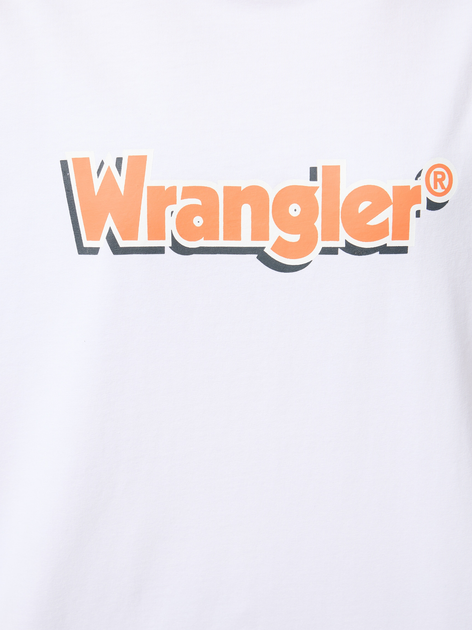 Футболка бавовняна жіноча Wrangler 112350634 XS Біла (5401019851006) - зображення 5