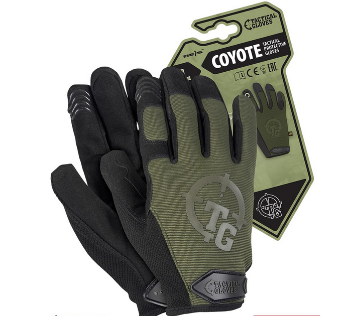 Перчатки тактические полнопалые REIS TACTICAL GLOVES RTC-COYOTE Olive M - изображение 1