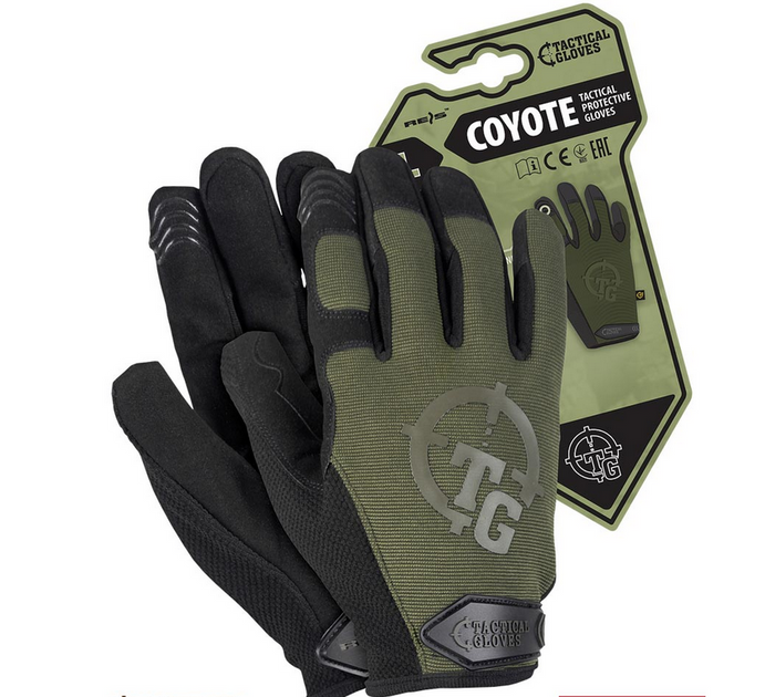 Перчатки тактические полнопалые REIS TACTICAL GLOVES RTC-COYOTE Olive L - изображение 1