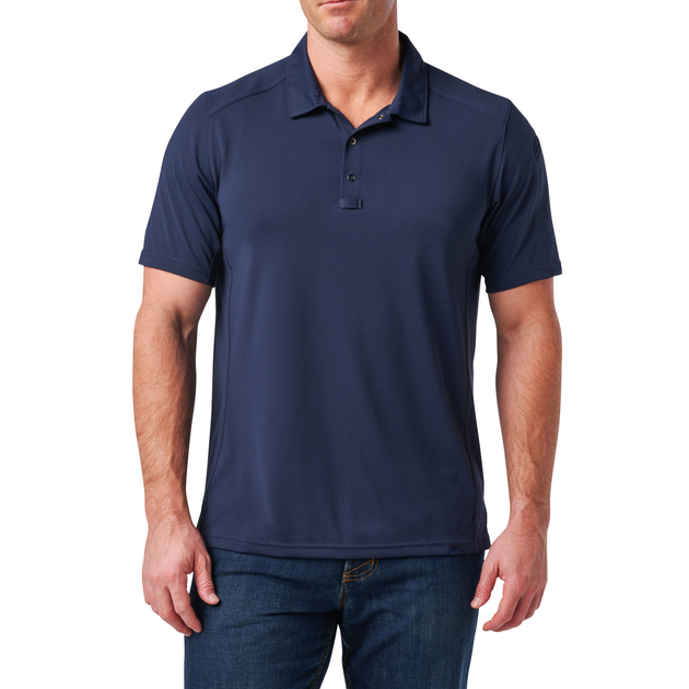 Футболка поло 5.11 Tactical® Paramount Chest Polo S Pacific Navy - зображення 1