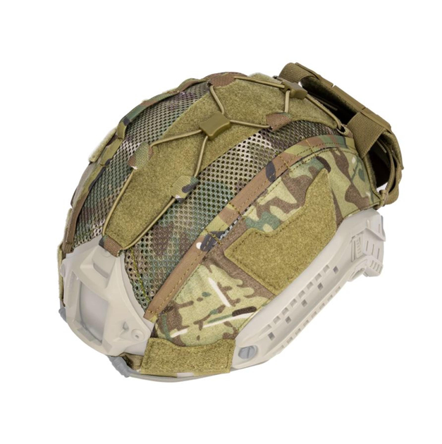 Кавер-чохол на шолом FAST IdoGear XL (Multicam) з підсумком для акб - изображение 1