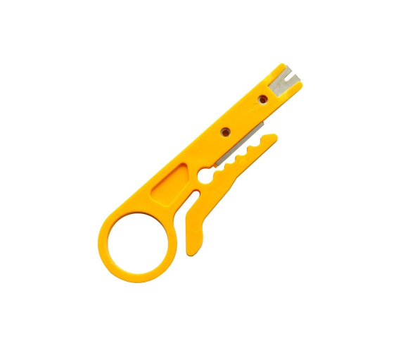 Инструмент для зачистки кабеля Stripper, yellow, цена за штуку, Q100 - Фото 1 Инструмент для зачистки кабеля Stripper, yellow, цена за штуку, Q100 - изображение 1