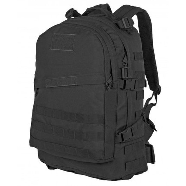 Рюкзак износостойкий 40л Оксфорд с системой Molle / Водоотталкивающий Ранец черный размер 50x39x25 см - изображение 1