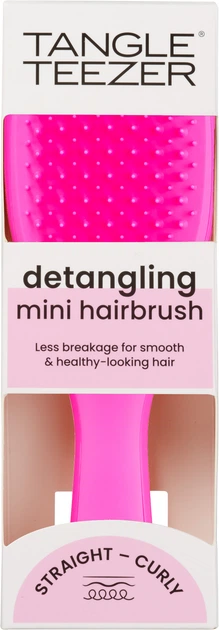 Szczotka do włosów Tangle Teezer The Ultimate Detangler Mini Runway Pink (5060926685472) - obraz 4