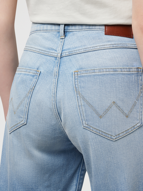 Jeansy regular fit damskie Wrangler 112351745 29/32 Niebieskie (5401019942773) - obraz 5