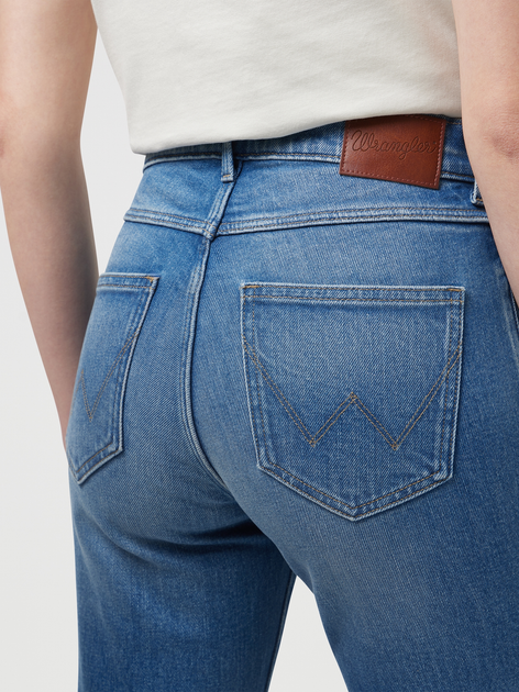 Джинси Regular fit жіночі Wrangler 112351744 29/32 Блакитні (5401019942841) - зображення 5