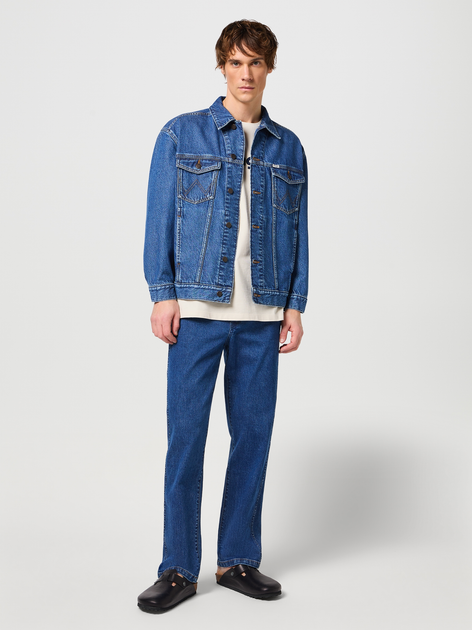 Kurtka jeansowa męska Wrangler 112351265 L Niebieska (5401019936536) - obraz 3