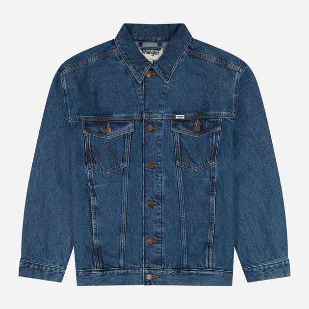 Kurtka jeansowa męska Wrangler 112351265 2XL Niebieska - obraz 6