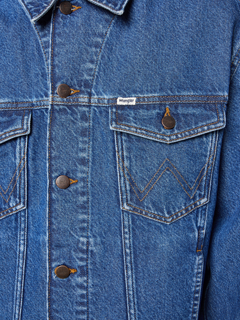 Kurtka jeansowa męska Wrangler 112351265 M Niebieska (5401019936567) - obraz 5