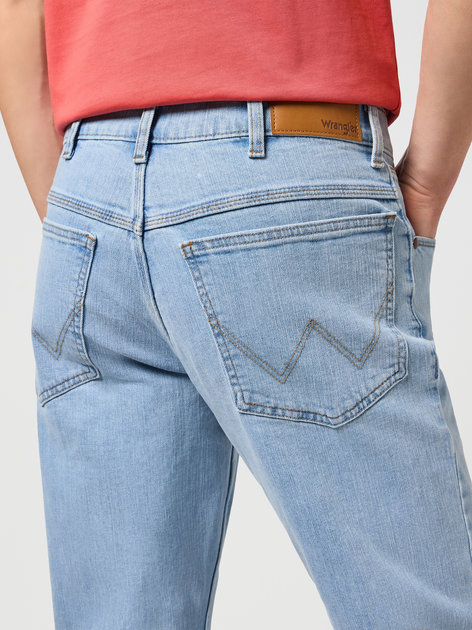 Джинси Regular fit чоловічі Wrangler 112126013 34/32 Блакитні (5400919282088) - зображення 5